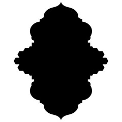 Islamic Label Emblem Shape Glyph Pictogram symbol visual illustration