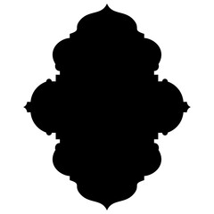 Islamic Label Emblem Shape Glyph Pictogram symbol visual illustration turkish Iranian and Arabic style 