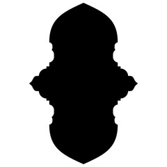 Islamic Label Emblem Shape Glyph Pictogram symbol visual illustration turkish Iranian and Arabic style 