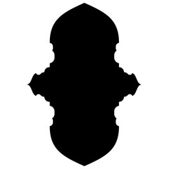 Islamic Label Emblem Shape Glyph Pictogram symbol visual illustration