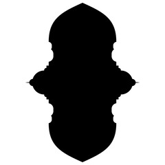 Islamic Label Emblem Shape Glyph Pictogram symbol visual illustration
