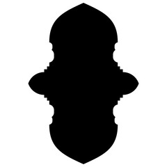 Islamic Label Emblem Shape Glyph Pictogram symbol visual illustration