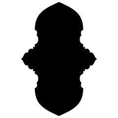 Islamic Label Emblem Shape Glyph Pictogram symbol visual illustration