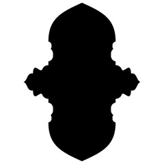 Islamic Label Emblem Shape Glyph Pictogram symbol visual illustration