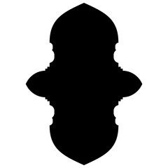 Islamic Label Emblem Shape Glyph Pictogram symbol visual illustration