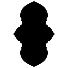 Islamic Label Emblem Shape Glyph Pictogram symbol visual illustration