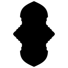 Islamic Label Emblem Shape Glyph Pictogram symbol visual illustration