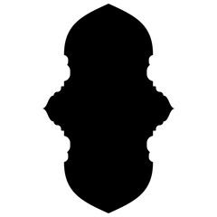 Islamic Label Emblem Shape Glyph Pictogram symbol visual illustration