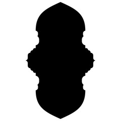 Islamic Label Emblem Shape Glyph Pictogram symbol visual illustration