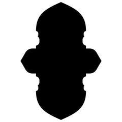 Islamic Label Emblem Shape Glyph Pictogram symbol visual illustration