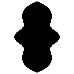 Islamic Label Emblem Shape Glyph Pictogram symbol visual illustration
