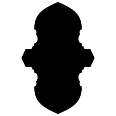 Islamic Label Emblem Shape Glyph Pictogram symbol visual illustration