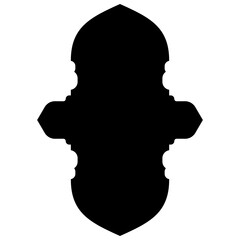 Islamic Label Emblem Shape Glyph Pictogram symbol visual illustration