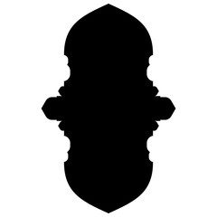 Islamic Label Emblem Shape Glyph Pictogram symbol visual illustration