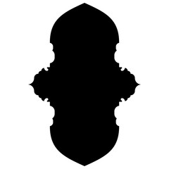 Islamic Label Emblem Shape Glyph Pictogram symbol visual illustration