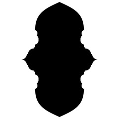 Islamic Label Emblem Shape Glyph Pictogram symbol visual illustration