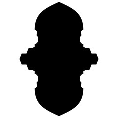 Islamic Label Emblem Shape Glyph Pictogram symbol visual illustration