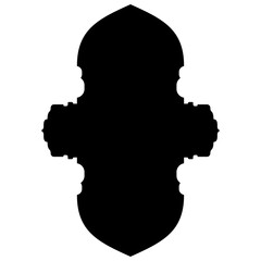 Islamic Label Emblem Shape Glyph Pictogram symbol visual illustration
