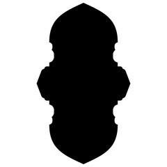 Islamic Label Emblem Shape Glyph Pictogram symbol visual illustration