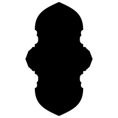 Islamic Label Emblem Shape Glyph Pictogram symbol visual illustration