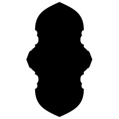 Islamic Label Emblem Shape Glyph Pictogram symbol visual illustration