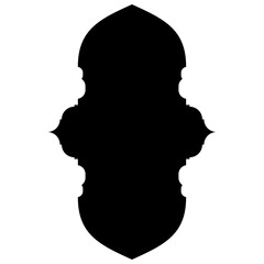 Islamic Label Emblem Shape Glyph Pictogram symbol visual illustration