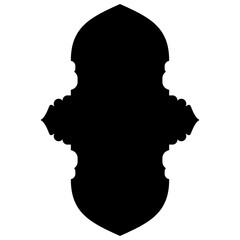 Islamic Label Emblem Shape Glyph Pictogram symbol visual illustration
