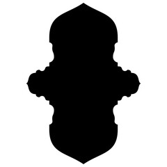 Islamic Label Emblem Shape Glyph Pictogram symbol visual illustration