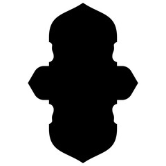 Islamic Label Emblem Shape Glyph Pictogram symbol visual illustration