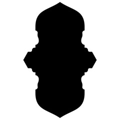 Islamic Label Emblem Shape Glyph Pictogram symbol visual illustration
