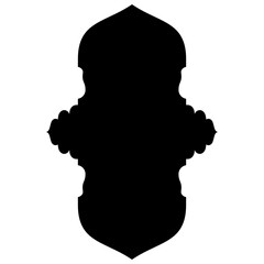 Islamic Label Emblem Shape Glyph Pictogram symbol visual illustration
