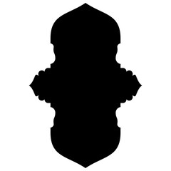 Islamic Label Emblem Shape Glyph Pictogram symbol visual illustration