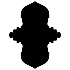 Islamic Label Emblem Shape Glyph Pictogram symbol visual illustration