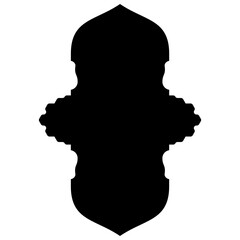 Islamic Label Emblem Shape Glyph Pictogram symbol visual illustration