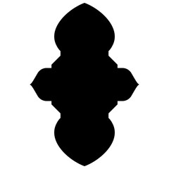 Label Emblem Shape Glyph Pictogram symbol visual illustration Exquisite Label Emblem Shapes: Turkish, Iranian & Arabic Traditional Glyphs for Ramadan & Eid Banners