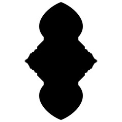 Islamic Label Emblem Shape Glyph Pictogram symbol visual illustration