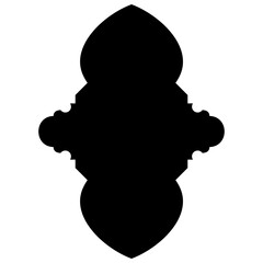 Islamic Label Emblem Shape Glyph Pictogram symbol visual illustration
