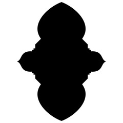 Islamic Label Emblem Shape Glyph Pictogram symbol visual illustration