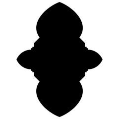 Islamic Label Emblem Shape Glyph Pictogram symbol visual illustration