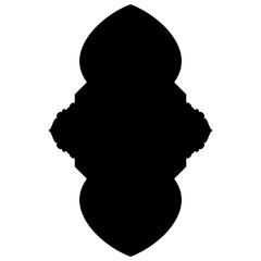 Islamic Label Emblem Shape Glyph Pictogram symbol visual illustration
