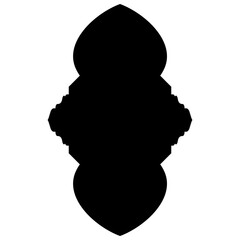 Islamic Label Emblem Shape Glyph Pictogram symbol visual illustration