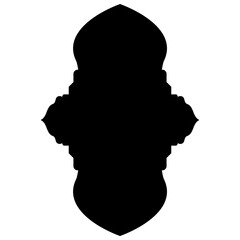 Islamic Label Emblem Shape Glyph Pictogram symbol visual illustration