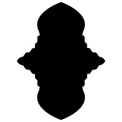 Islamic Label Emblem Shape Glyph Pictogram symbol visual illustration