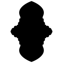 Islamic Label Emblem Shape Glyph Pictogram symbol visual illustration