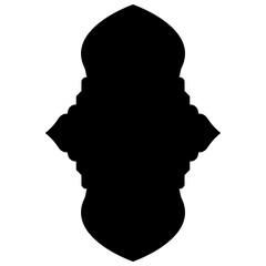 Islamic Label Emblem Shape Glyph Pictogram symbol visual illustration