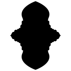 Islamic Label Emblem Shape Glyph Pictogram symbol visual illustration