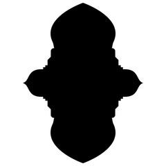 Islamic Label Emblem Shape Glyph Pictogram symbol visual illustration