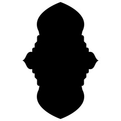 Islamic Label Emblem Shape Glyph Pictogram symbol visual illustration