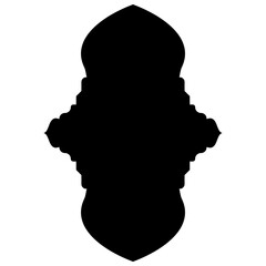 Islamic Label Emblem Shape Glyph Pictogram symbol visual illustration