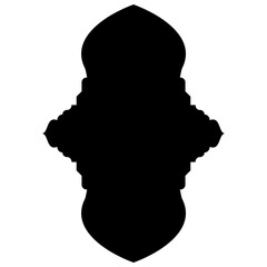Islamic Label Emblem Shape Glyph Pictogram symbol visual illustration